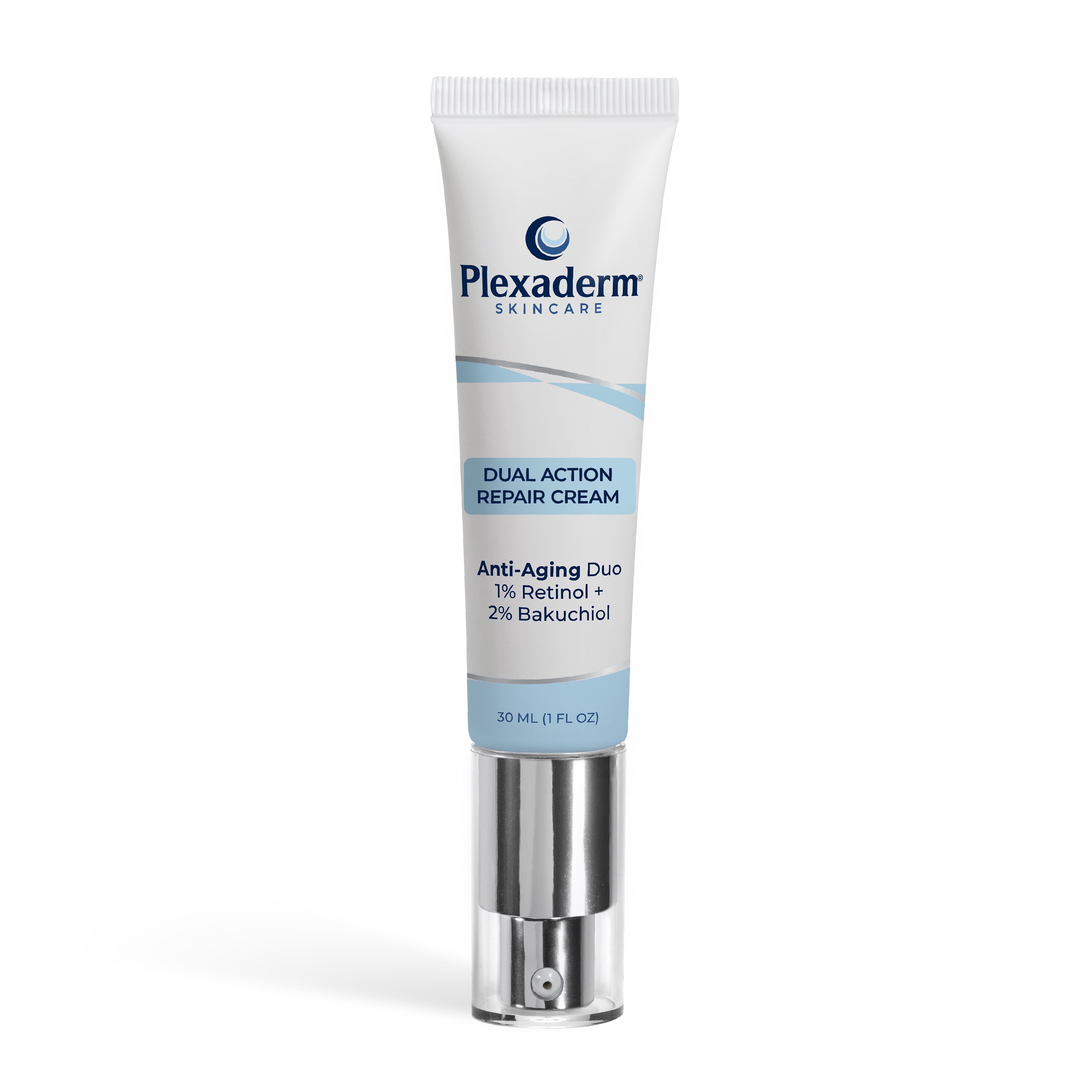 Plexaderm Dual Action Repair Cream for Neck, Chest & Arms – Firming Cream with Retinol & Bakuchiol for Crepey Skin, Fine Lines & Wrinkles