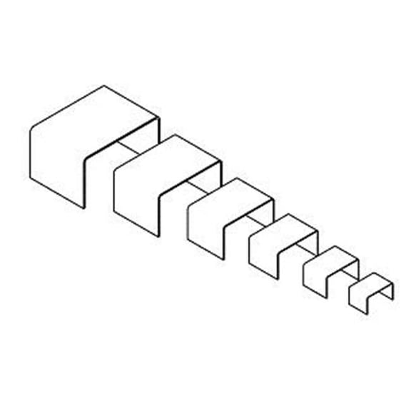 Plexi U Riser - Set of 6