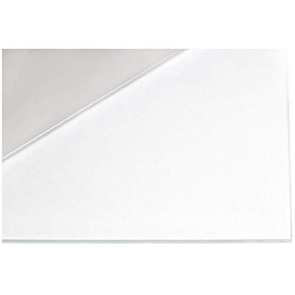 Plexiglass 12 x 12 Clear Acrylic Sheet - 1/4" (.250) inch Thick