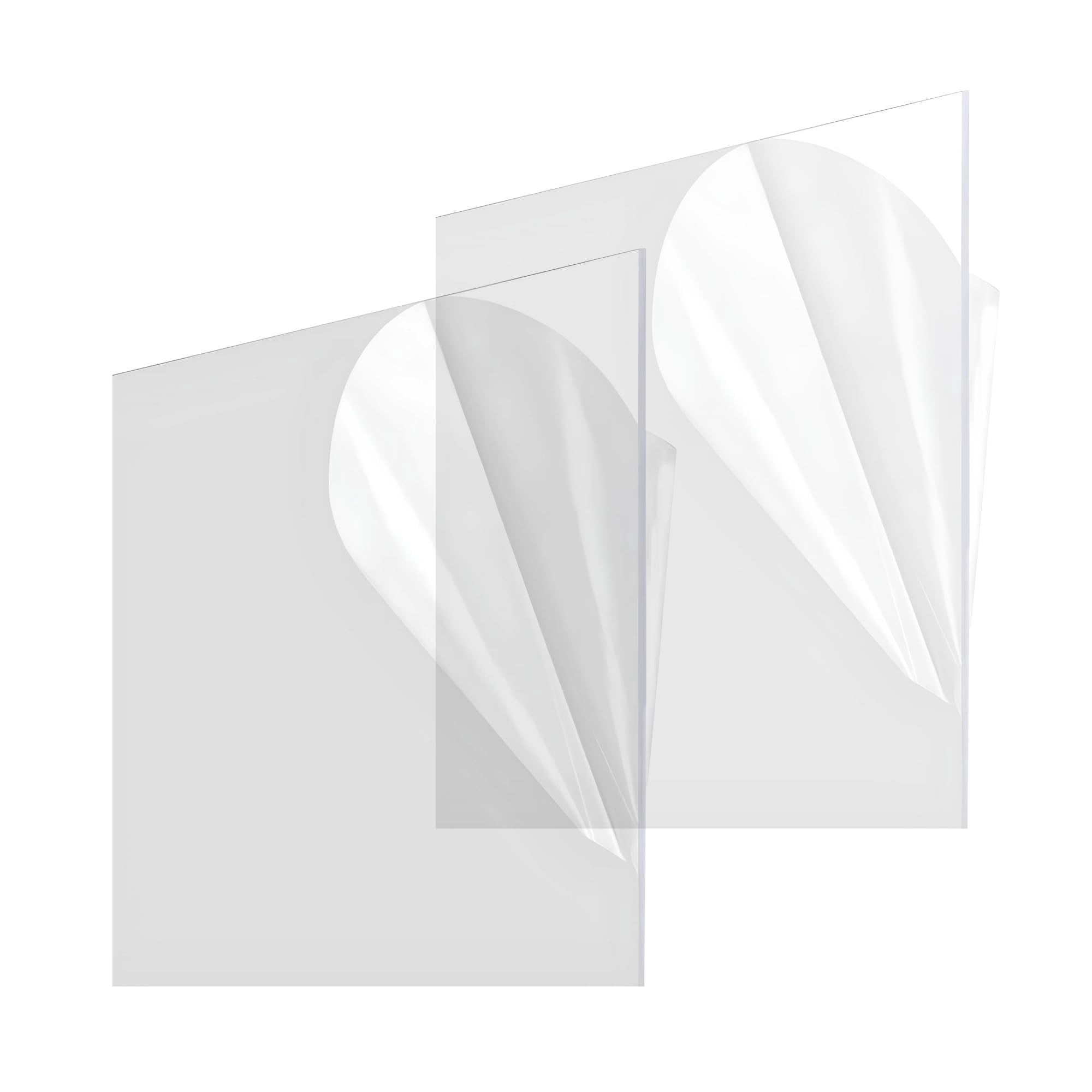 Plexiglass Sheets for Replacement Picture Frame Glass - 1/16 Inch Thick ...