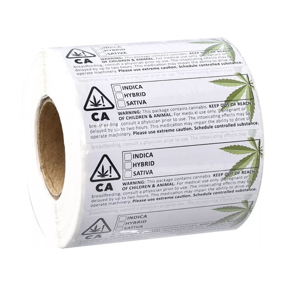 Plexon Ca Identification Labels 3 X 1 (76 Mm X 25.4 Mm) Self-Adhesive