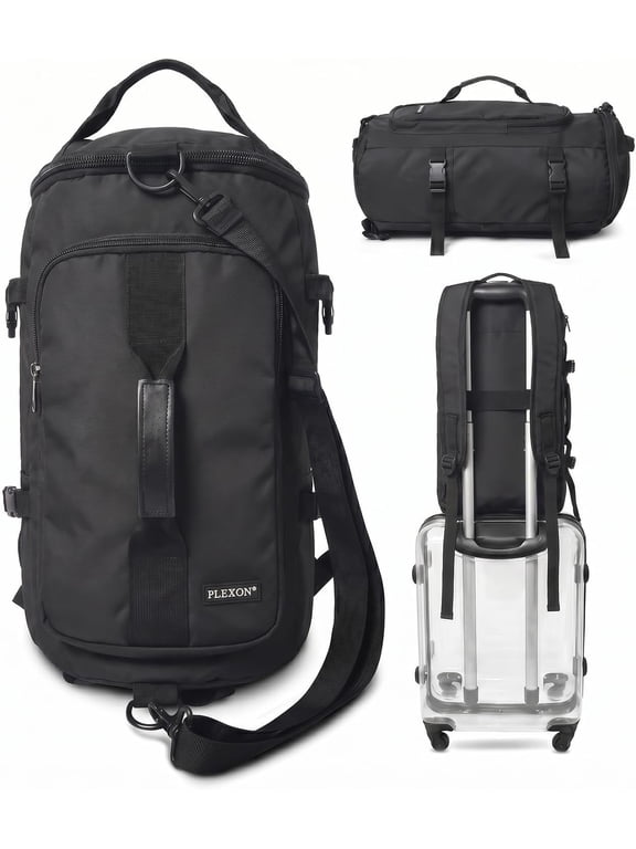 Duffle Bag for Gym, Travel & Sports Workout, 21" Waterproof Carry On Duffel Backpack, Lightweight Tear-Resistant Weekender Bag for Men & Women