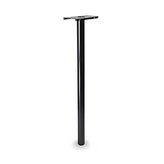 Plexon In-Ground Mailbox Post, 51in. Powder Coated, Black, Galvanized Steel