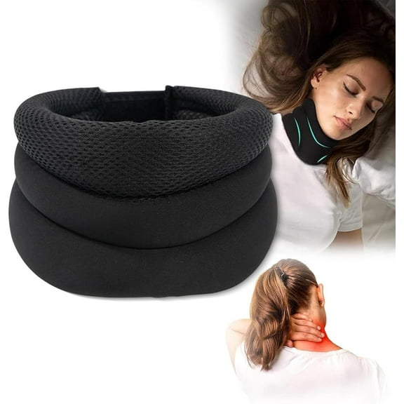 Plexora Neck - Plexora Neck Cervi-Posture Corrector, Three-Stage Brace, Soft Foam Cervical Collar, Ergonomic Design