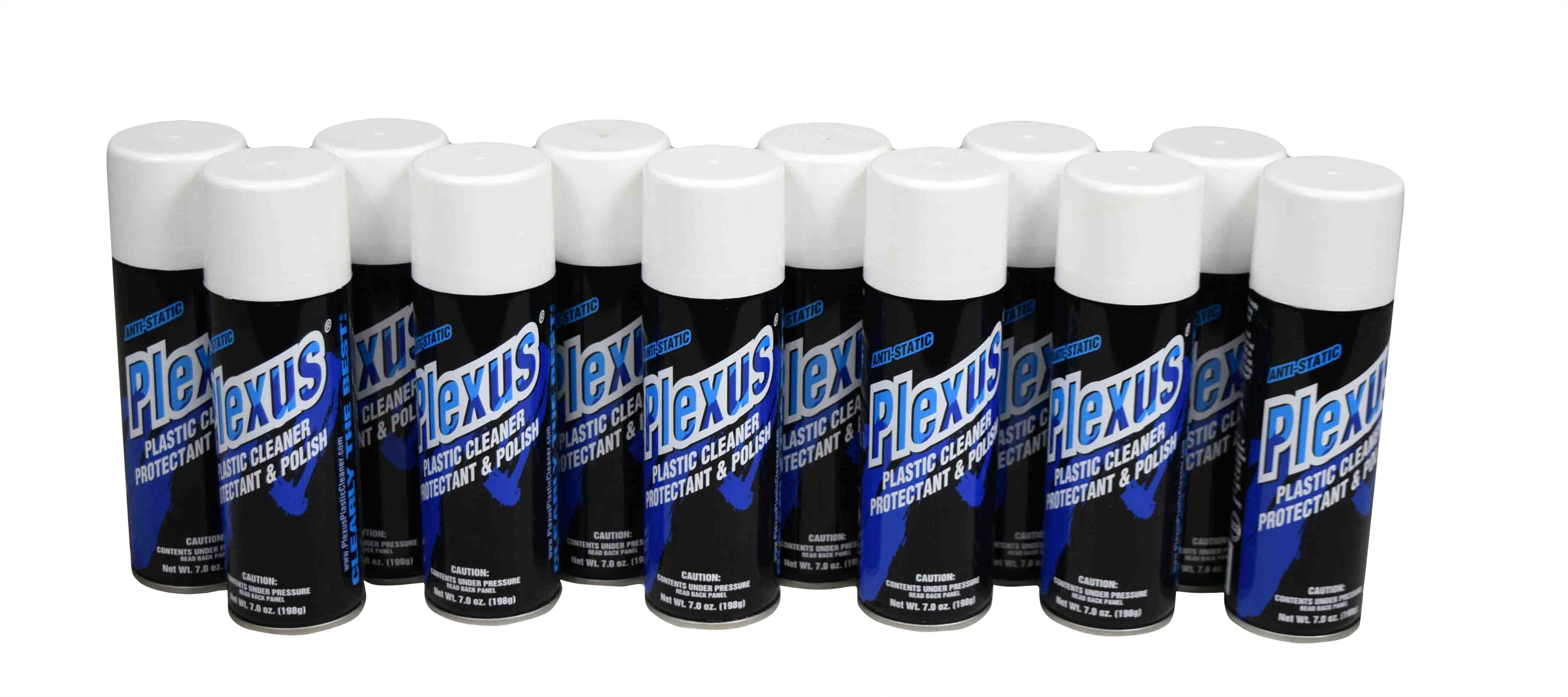 Plexus Plastic Cleaner Protectant & Polish 7oz Can 12 Pack MADE In the USA