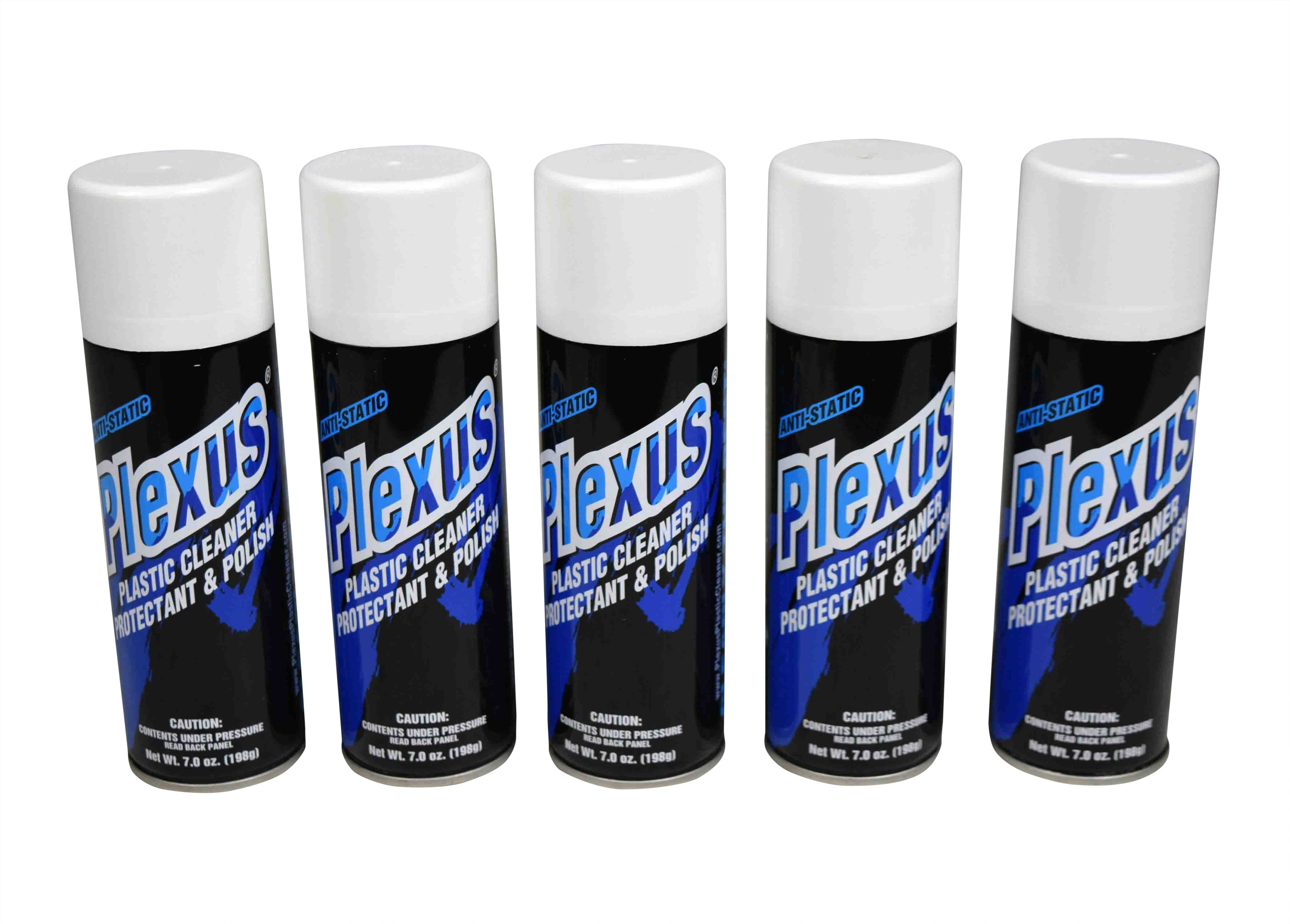 Plexus Plastic Cleaner Protectant & Polish 7oz Can 5 Pack MADE In the USA