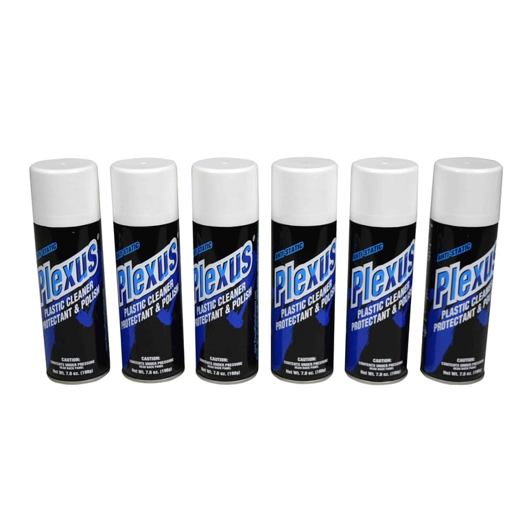 Plexus Plastic Cleaner Protectant & Polish 7oz Can 6 Pack MADE In