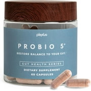Plexus ProBio 5 Probiotic Supplement, 60 Capsules, Supports Digestive Health and Gut Balance