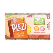 Plezi Orange Smash Flavored Drink 6.75oz 8pk Tetrapak