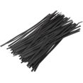 Plic Black 6" Twist Ties, Reusable Cable Ties,Long Garbage Bag Twist