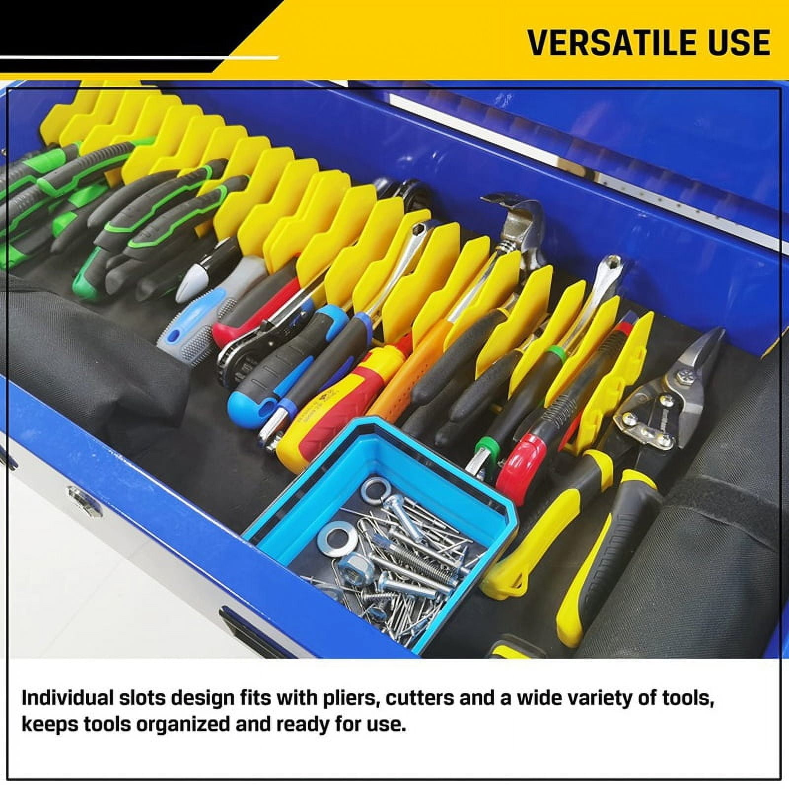 Formula 1 Rack Plier Organizer Rack - 10-Slot Pliers/Cutters Organizer with Non-Slip ...