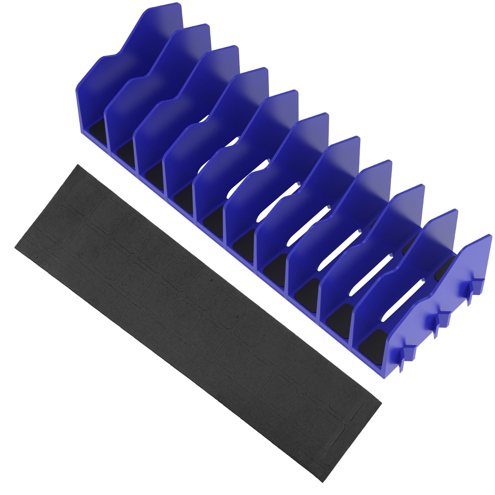 Plier Organizer Rack with Nonslip Rubber Base 10 Slots Plier Rack Space ...