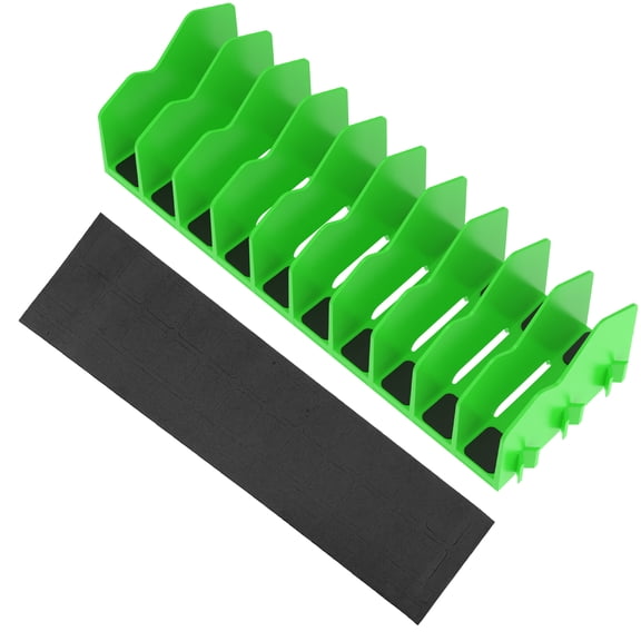 Plier Organizer Rack with Nonslip Rubber Base 10 Slots Plier Rack Space Saving Plier Organizer Plastic Pliers Cutters Organizer Rack for Tool Box Drawer