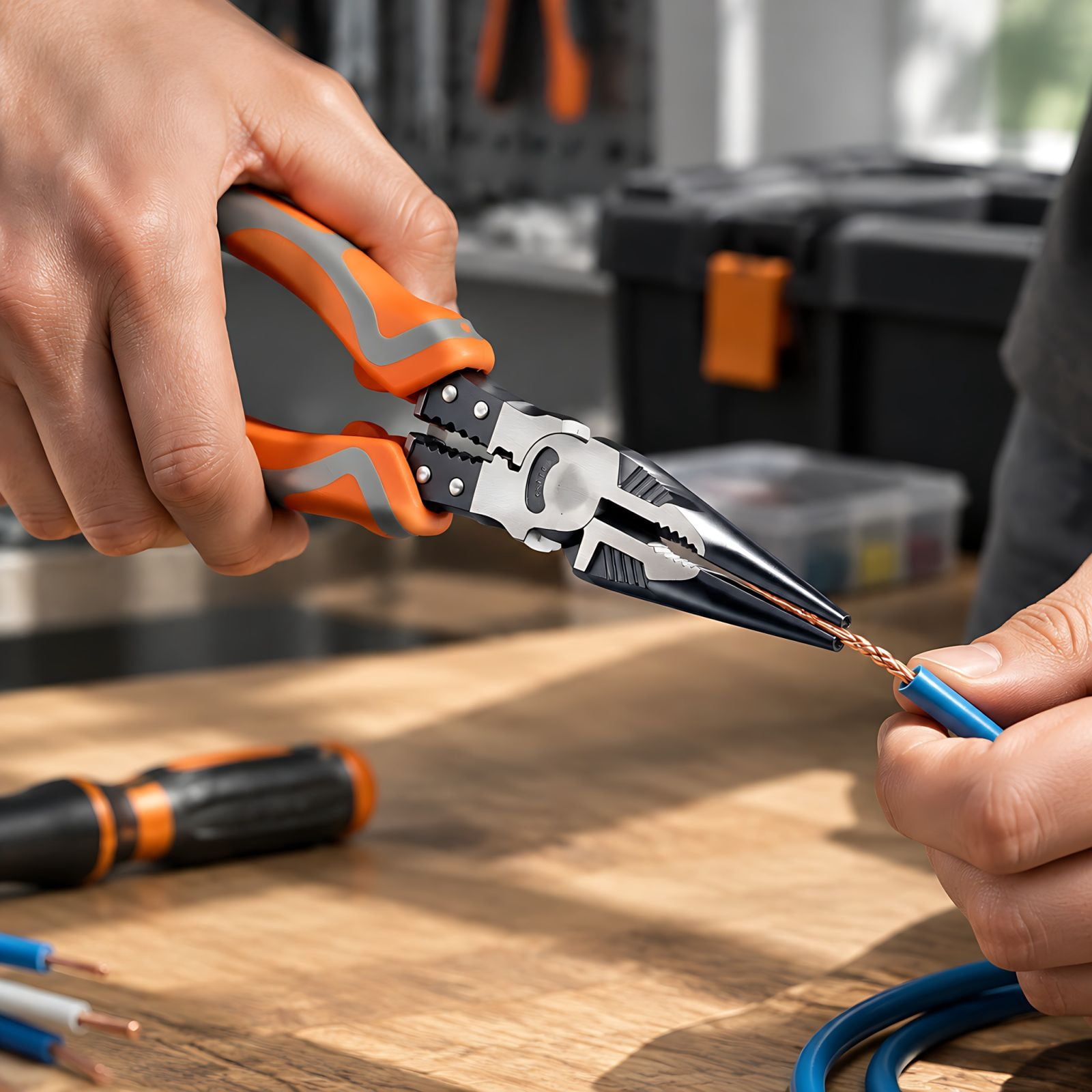 Pliers, Needle Nose, Hand Tool for Household Repairs, Workshop Tasks ...
