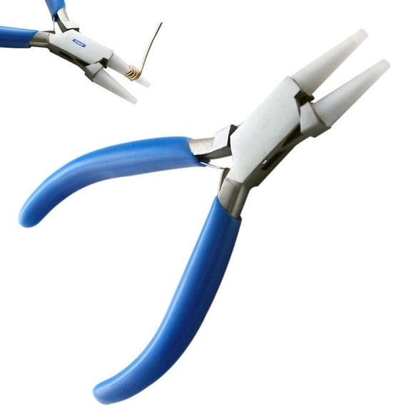 Pliers Round Nose Nylon Jaw Forming Bead Wire Work Pliers Bending Tool Jewelry