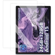 Plimpton android Tablet 10.1 inch Screen Protector for PlimPad P2 Tablet, Tempered Glass Film 9H Hardness, LCD Protection, Scratchproof, Easy to Install (2 Pack)