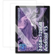 Plimpton android Tablet 10.1 inch Screen Protector for PlimPad P2 Tablet, Tempered Glass Film 9H Hardness, LCD Protection, Scratchproof, Easy to Install (2 Pack)
