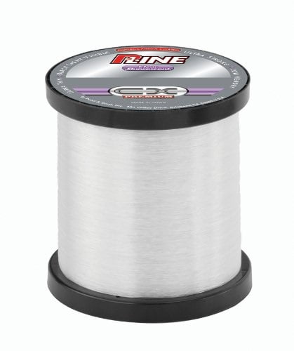 p-line cx premium fluorocarbon coated mini bulk fishing spool (1000-yard, 4-pound, clear fluorescent)