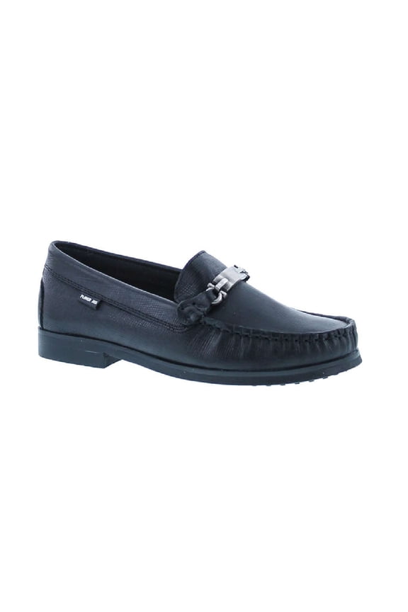 Boys PL55-Drake Designer Buckle Dress Slip On Loafers Shoes