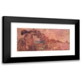 thumbnail image 1 of Plinio Nomellini 14x8 Black Modern Framed Museum Art Print Titled - Lost in Thought, 1 of 5
