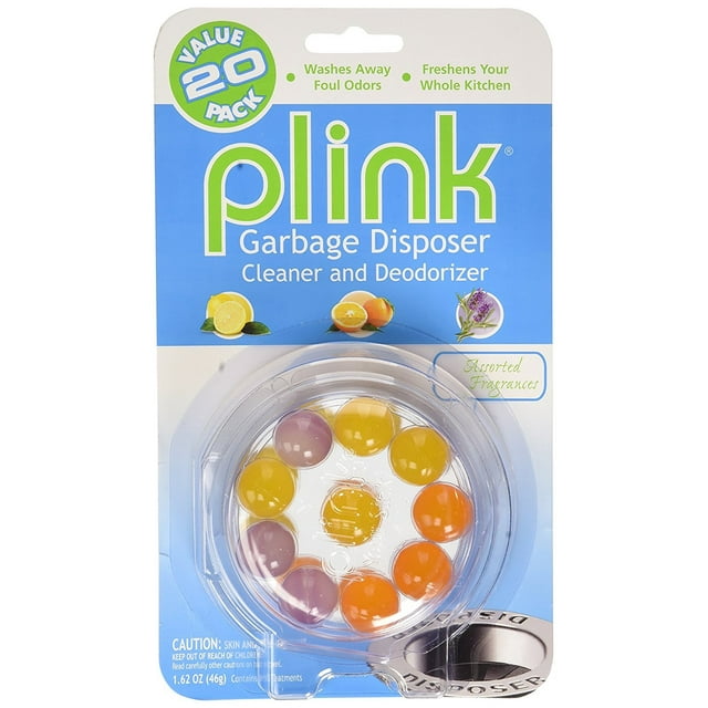 Plink 9013 Garbage Disposal Cleaner and Deodorizer, 20Count Variety