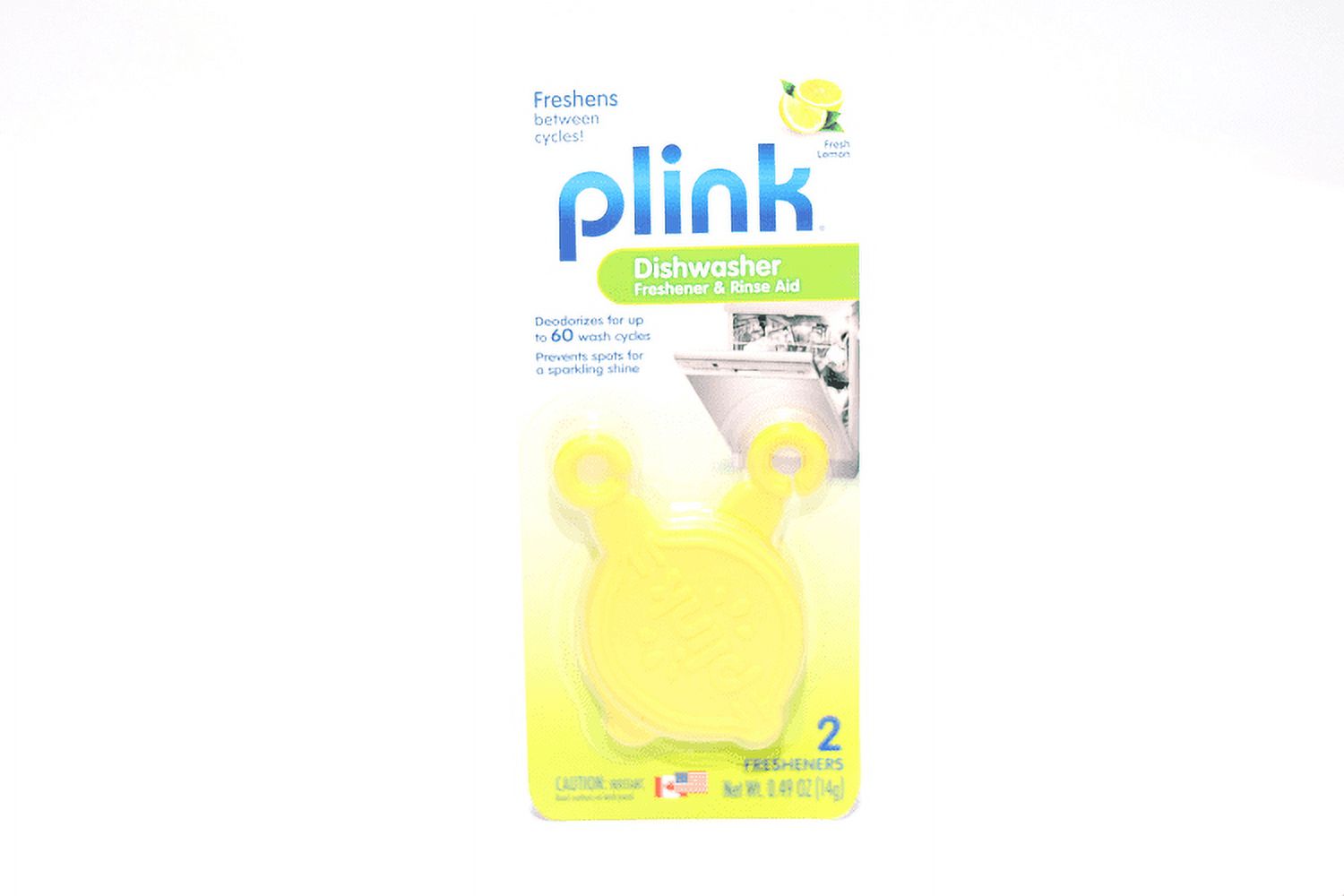 Plink Dishwasher Freshener & Rinse Aid, 2 Fresheners