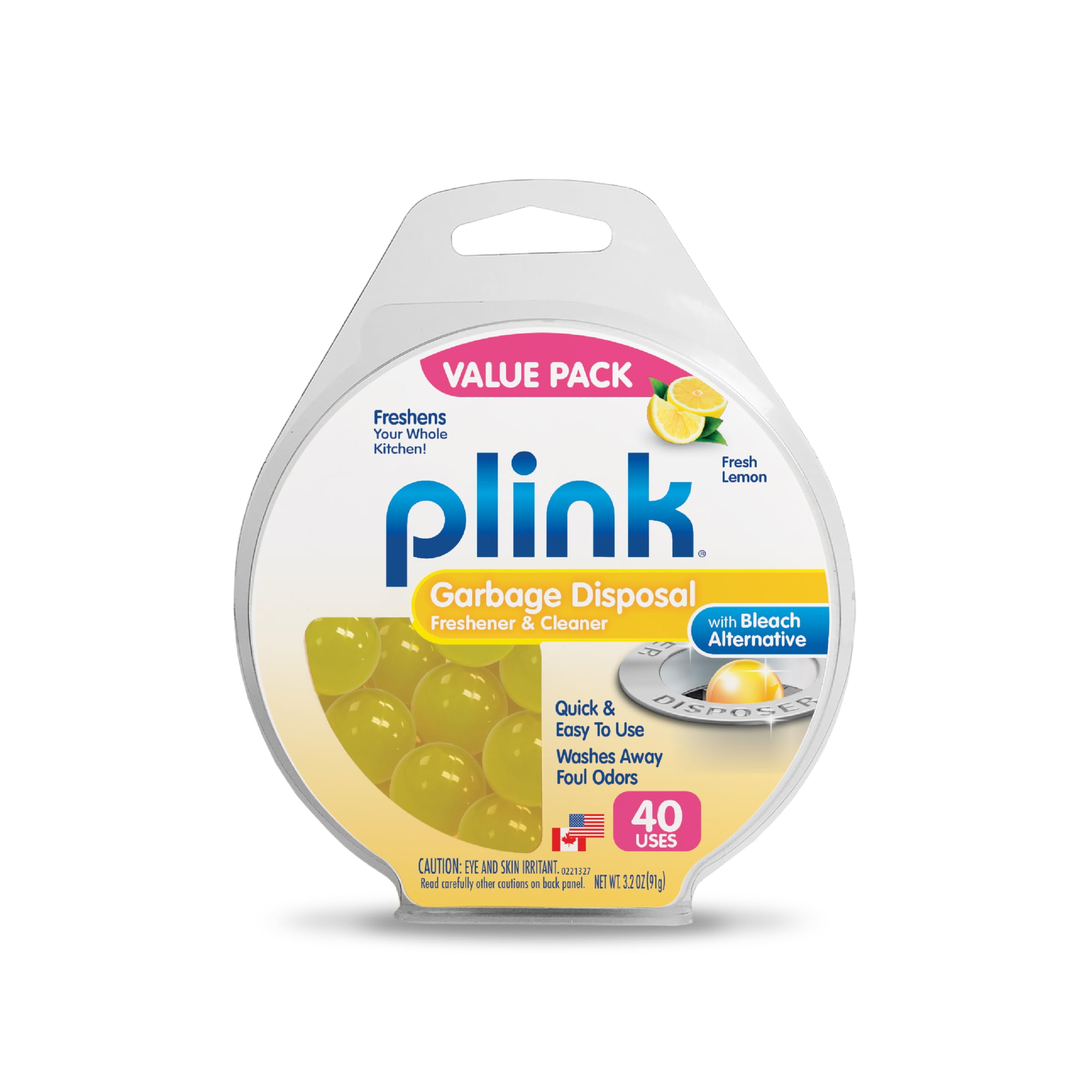 Plink Garbage Disposer Freshener and Cleaner, Sink Disposal Odor