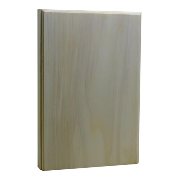 Plinth Block 1" x 5-1/2" Hardwood Base & Casing Block 8-1/4" Tall EWAP98, Poplar