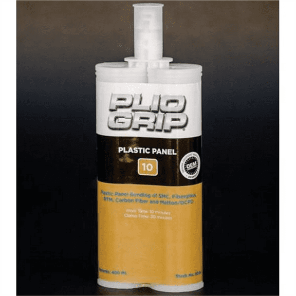 PLIO-GRIP Plastic Panel 10 8034 Plastic Panel Bonding, 400 mL Cartridge, Beige (Part A), Light Green (Part B)