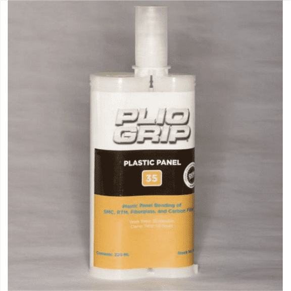 PLIO-GRIP Plastic Panel 35 8035 Plastic Panel Bonding, 400 mL Cartridge, Beige (Part A), Green (Part B)