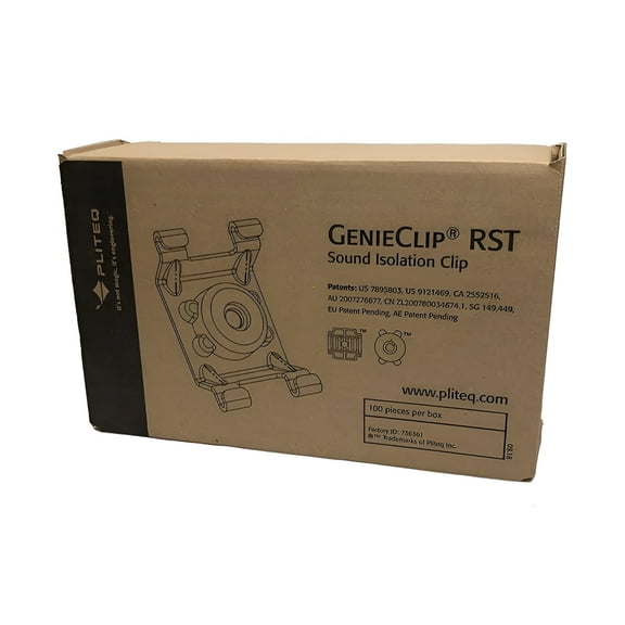 Pliteq GenieClip RST - Resilient Sound Isolation Clip