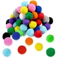 thumbnail image 1 of Pllieay 120Pcs 2 Inch Pom poms for Arts and Crafts,Multicolor Pompoms for DIY Creative Crafts Decorations,Perfect for Kids, School and Home DIY Projects, 1 of 10