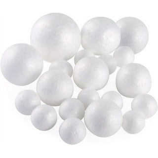 LOMIMOS 40pcs 3 Inch Foam Balls, White Craft Balls for Arts & Crafts DIY  Crafts Making Ornaments Decoration School Projects Easter Christmas Party  Supplies