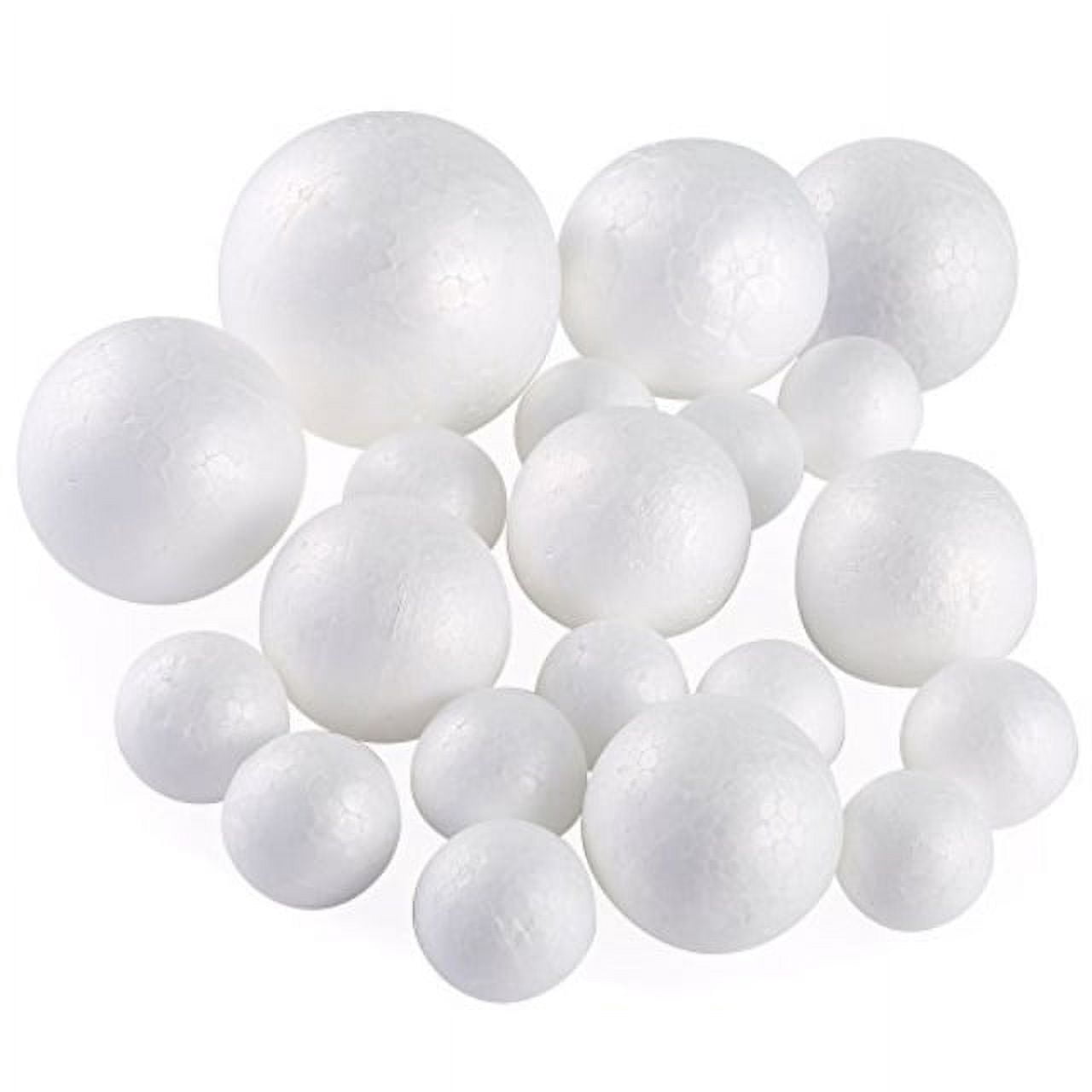 Pllieay Assorted Styrofoam Balls in Bulk, Large to Small Sizes, for Art ...