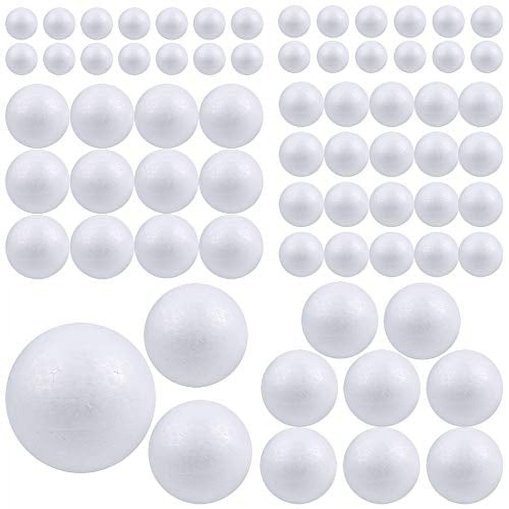 CCINEE 6PCS 6 Inch White Foam Balls Polystyrene Craft Balls Foam Balls for  Art, Craft, Household, School Projects and Christmas Easter Party