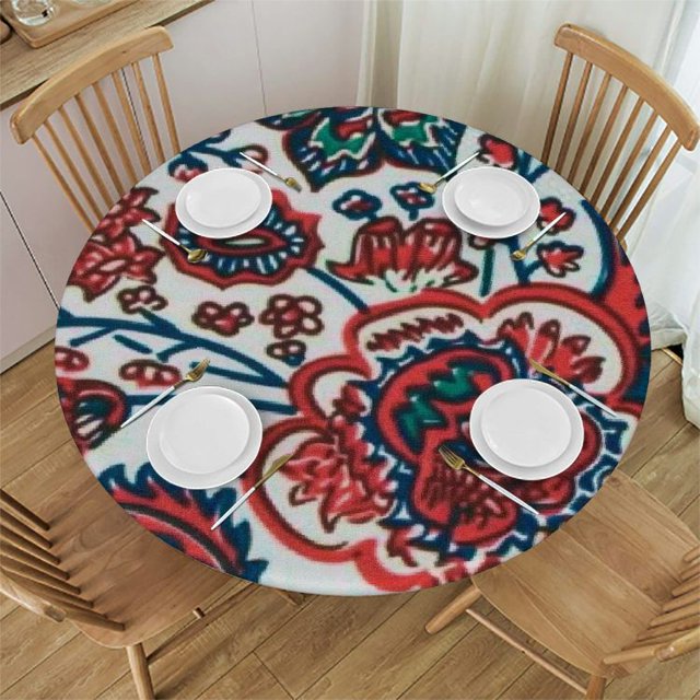 Plloopoed Table Cloth Kitchen Decoration Water Wash Flower Ornament
