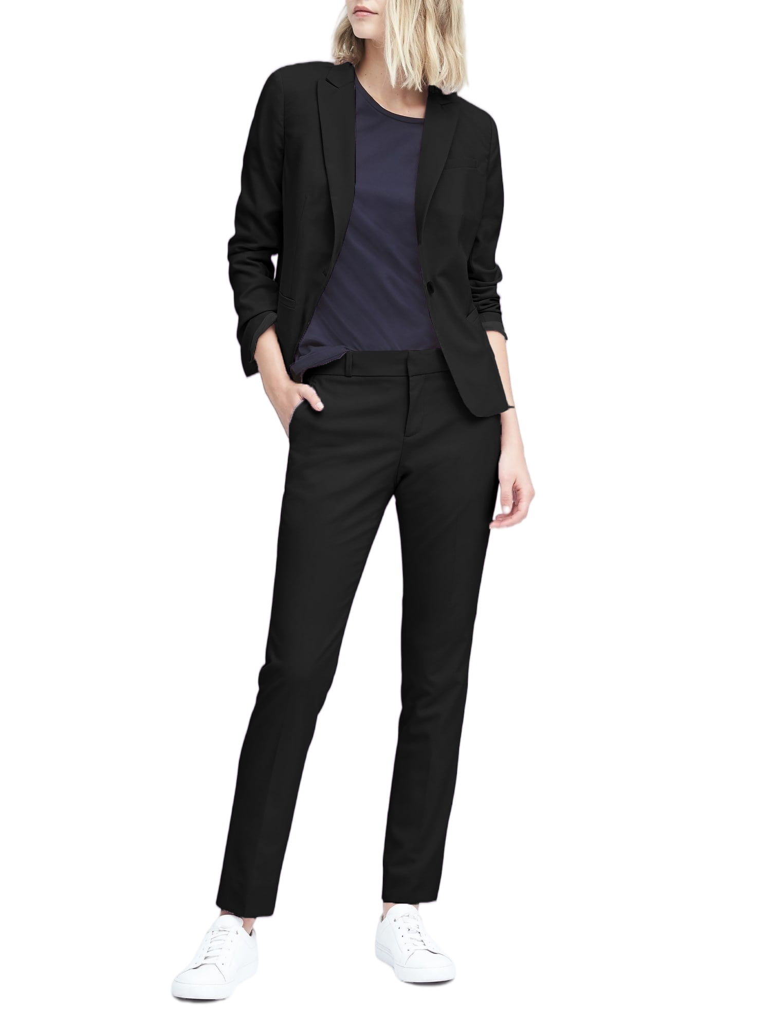 Plnotme Women's 2 Piece Business Suit Set Office Outfits Solid color
