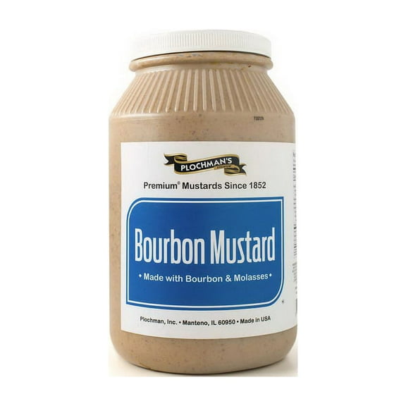 Plochman s Bourbon Mustard, 1 Gallon, 2 Per Case