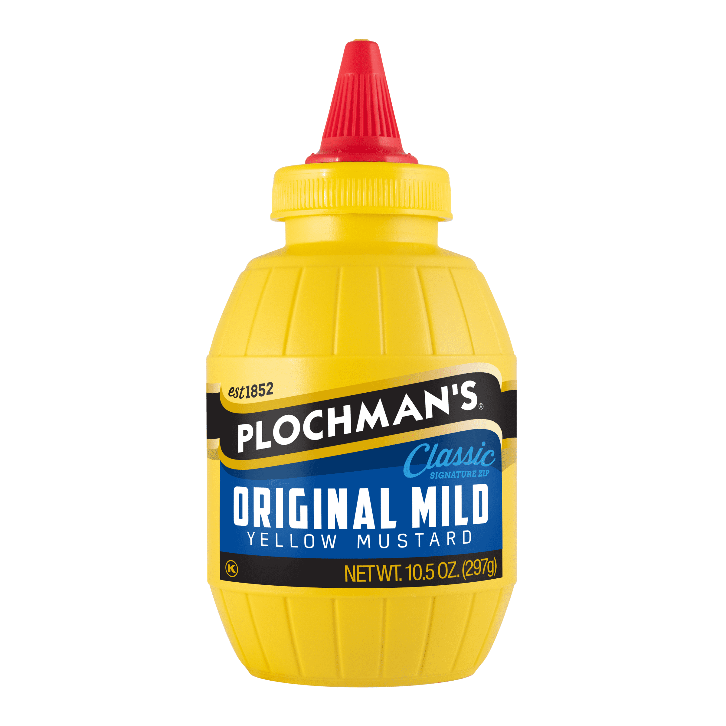 Plochman's Classic Original Mild Yellow Mustard, 10.5 fl oz