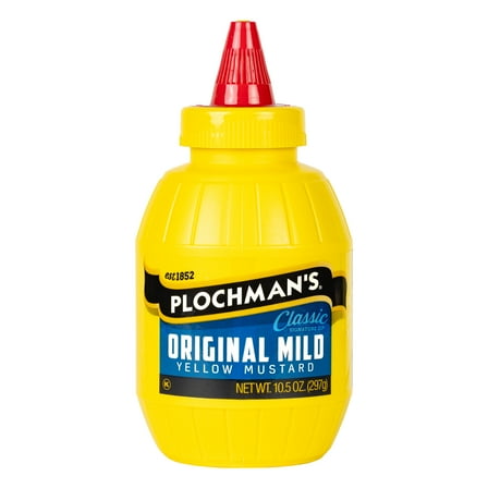Plochman's Classic Original Mild Yellow Mustard, 10.5 fl oz
