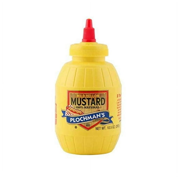 Plochman's Girard's Haco Mild Yellow Mustard Case 10.5oz (PACK OF 24)