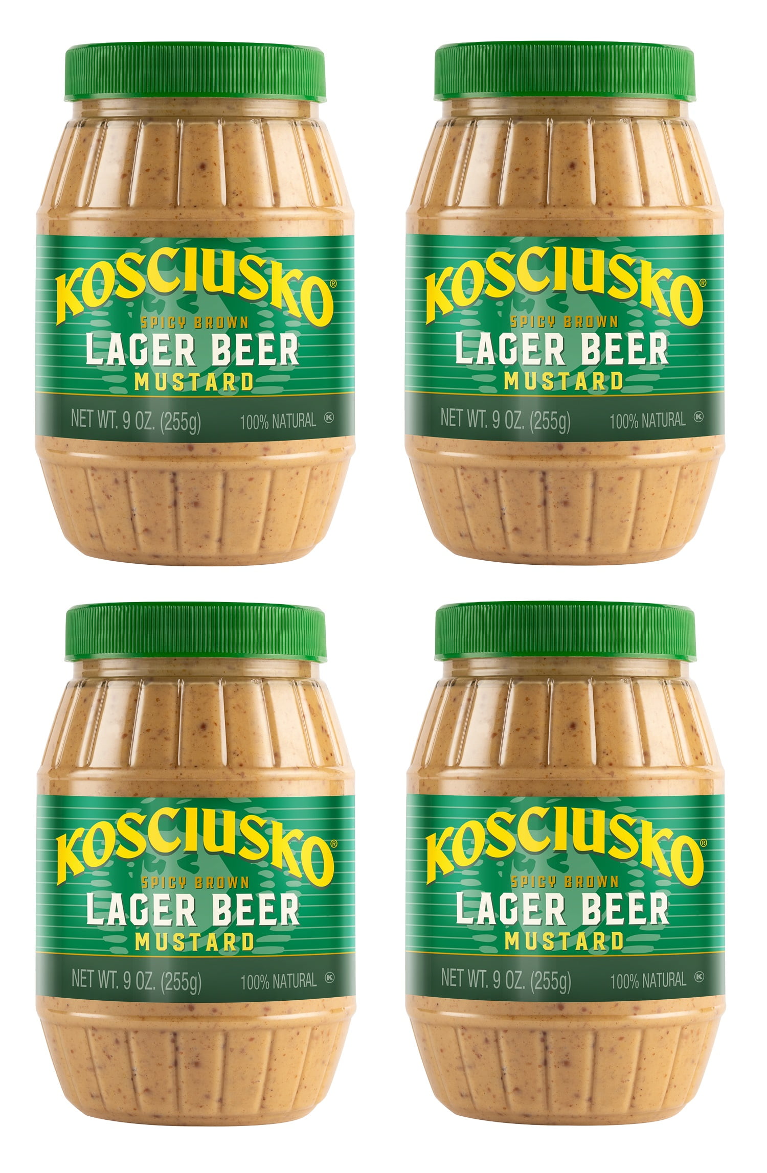Plochman's Kosciusko Premium Lager Spicy Brown Beer Mustard, Small
