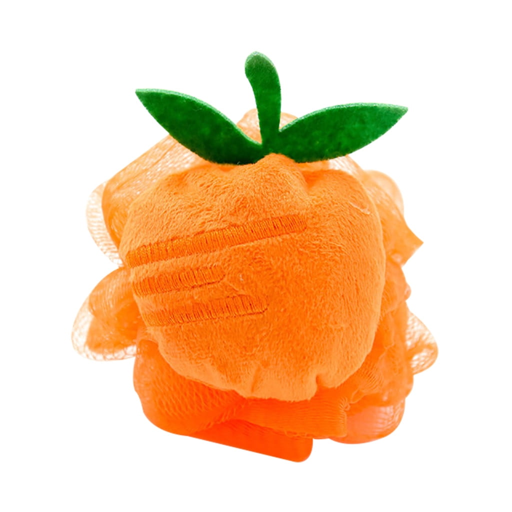 Ploknplq Bathroom Accessories Loofah Fruit Shape Bath Bath Ball Bath