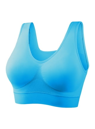 Women Seamless Sports Bra High Impact Pocket Yoga Bra -Binding