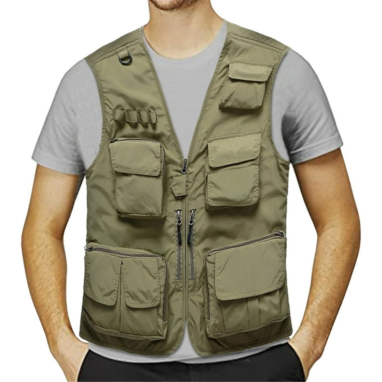 Men's Autumn Jacket Field Emergency Field Fishing Vest with