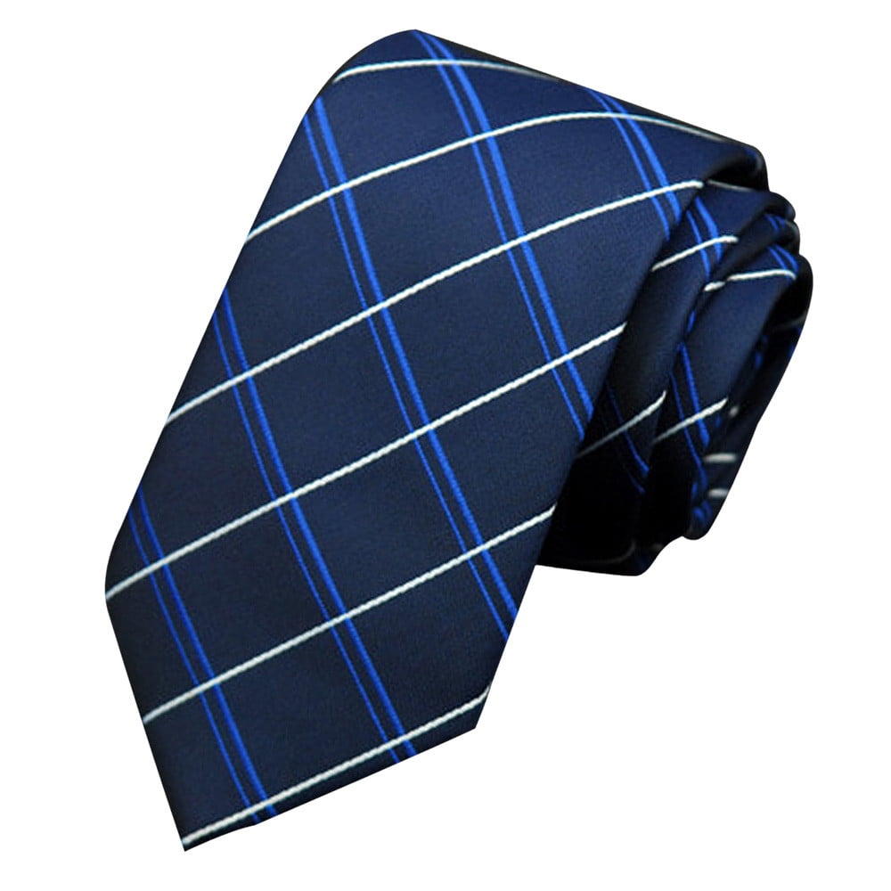 Mantieqingway Mens Tie Set With Pocket Square Solid Color Ties Set For Men Classic Plaid Men S Necktie For Business Party
