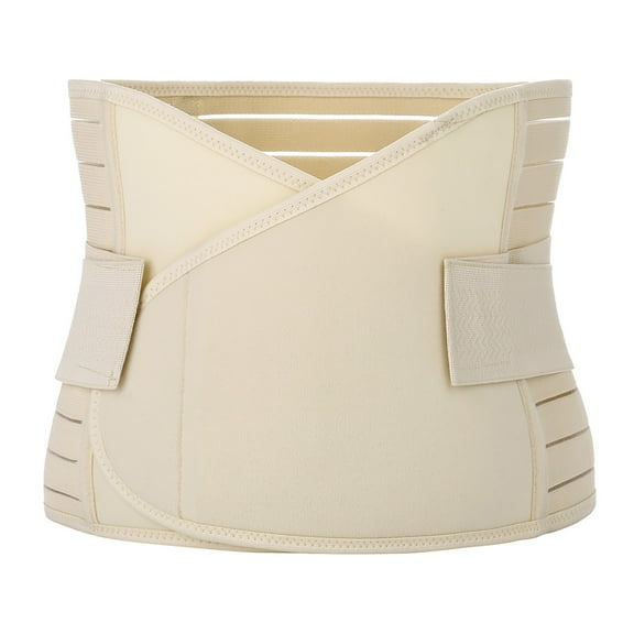 Ploknplq Shapewear for Women,Tummy Tuck Compression Garment,Stomach Wrap,Postpartum Belt Strong Plastic Belly Breathable Belly Girdle Belt,Postpartum Belly Band,Postpartum Belly Band Beige One Size