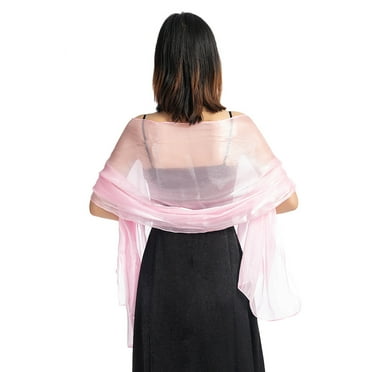 Ploknplq Shawl Wraps Neck Scarf Shawl Travel Scarf Pashmina Shawls and Wraps Women Evening Dress Wedding Shawl Solid Color Party Shawl Scarf Women Wrap H(clearance Sale)