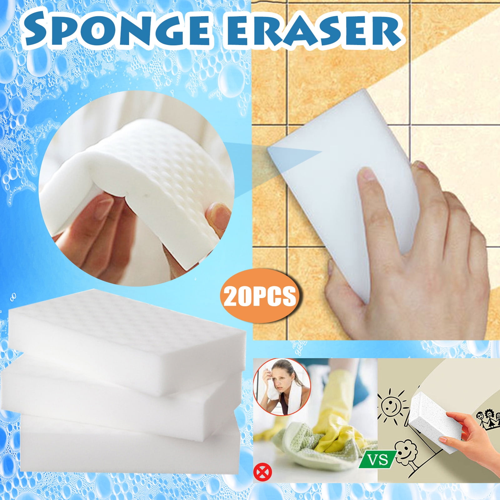 Ploknplq Toilet Cleaner Sponge Leather Sponge Kitchen Shoe Dish Cleaning Cleaning Cleaning Towel Nano Cleaning Supplies Toilet Brush Kitchen, Size