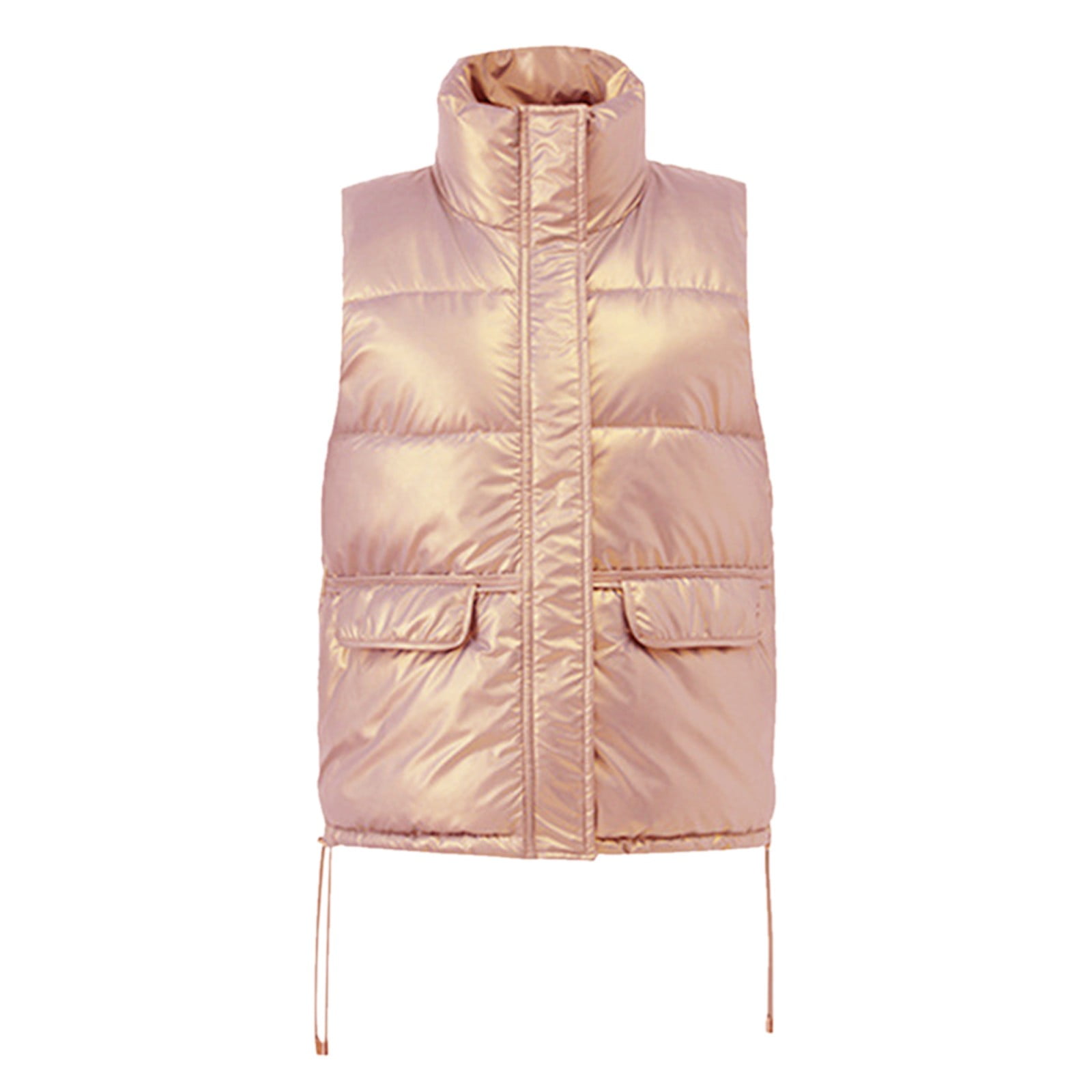 Ploknplq Winter Coats for Women Puffer Vest Down Jacket Cest